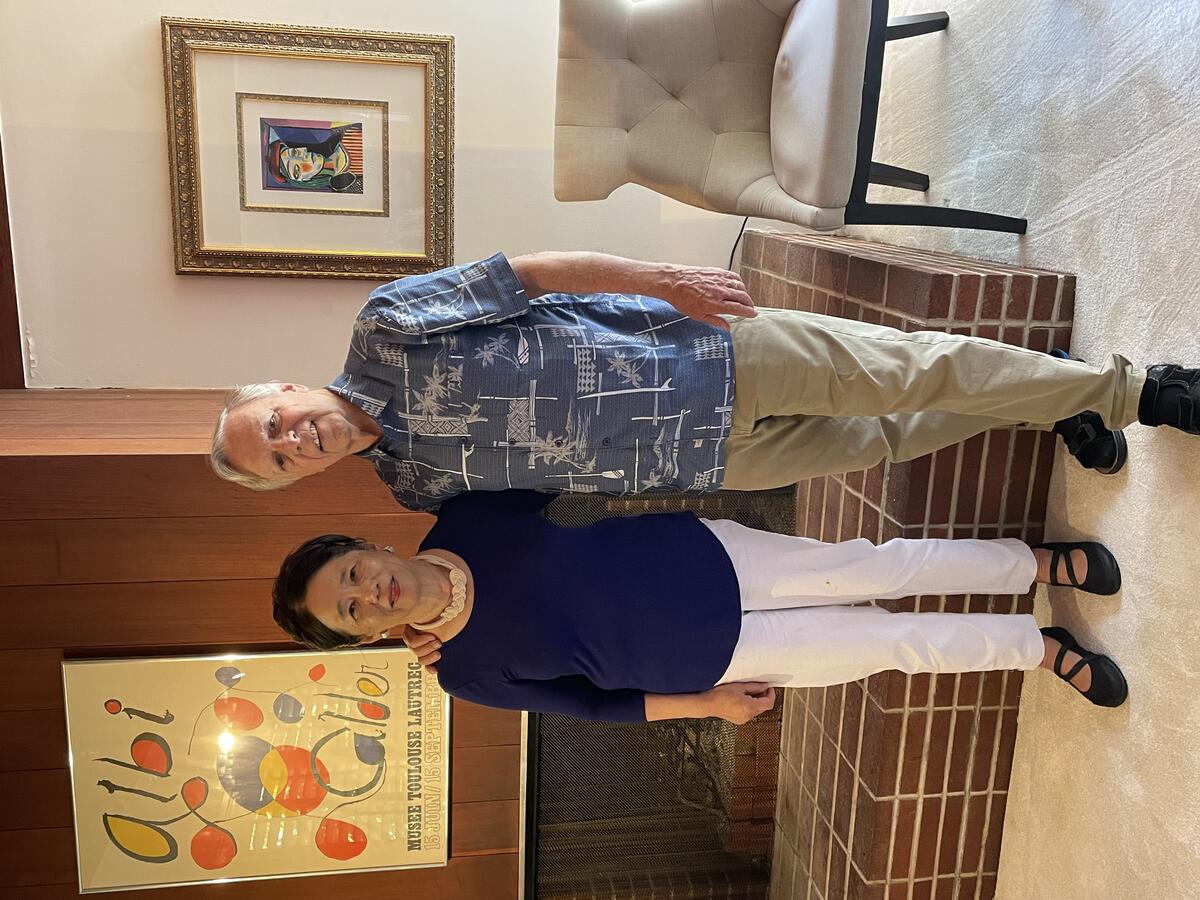 Laurene Wu McClain and Charles McClain.