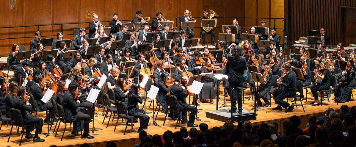 The UC Berkeley Philharmonia Orchestra performs