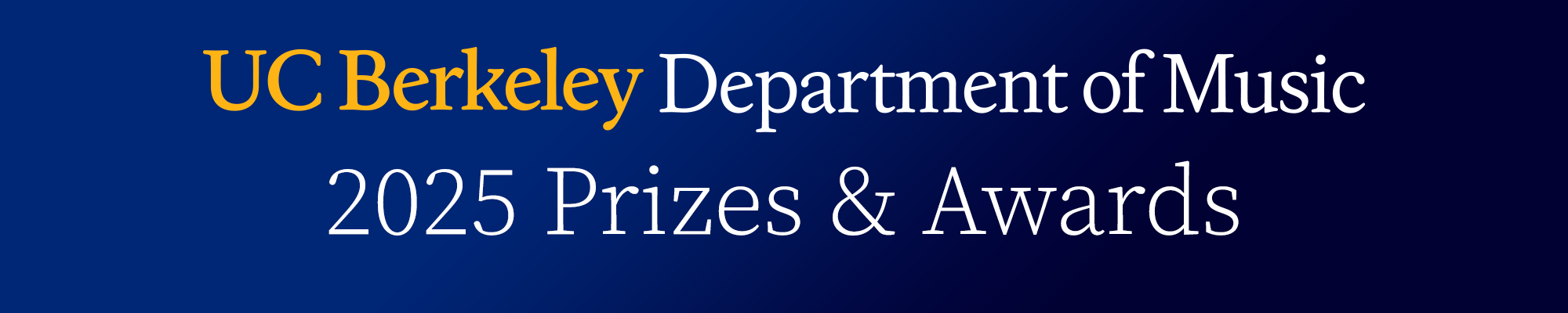 2025 Prizes and Awards banner