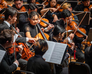 The UC Berkeley Symphony Orchestra performs