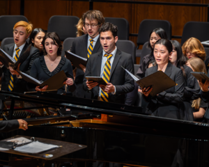 Performers in the University Chorus